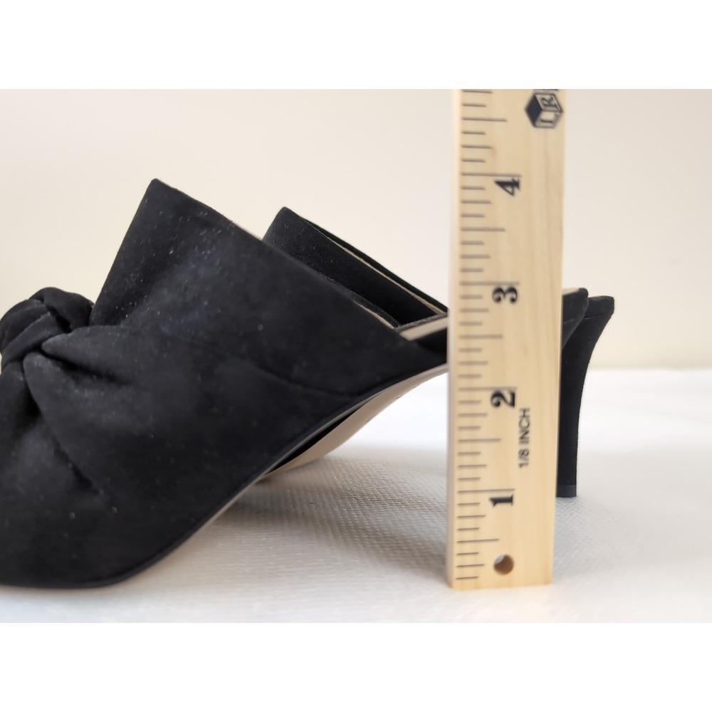 G.I.L.I. High Heel Mule Open Toe Shoe Womens 7 Black Dressy Cocktail Party Event - Picture 10 of 12